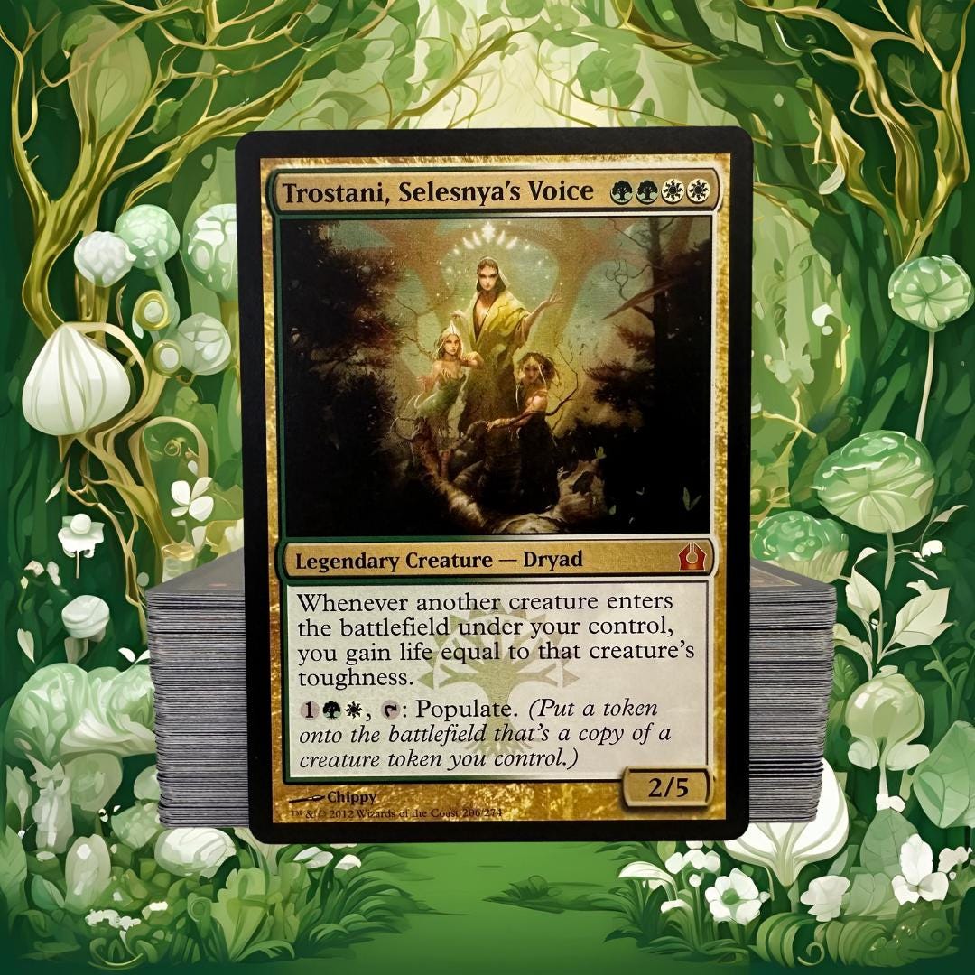 mtg trostani commander deck Amazon.com: Elite Commander Dragon Deck - 5 Color - The Ur-Dragon - EDH  cEDH - 100 Card - Custom Magic The Gathering Deck