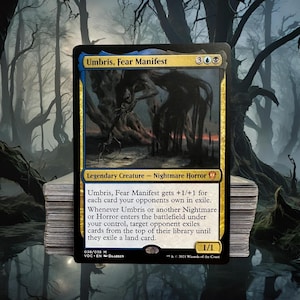 MTG Commander Deck EDH Deck Umbris, Fear Manifest 100 Magic Cards Custom Deck Nightmare & Horror Deck Dimir Mill Exile