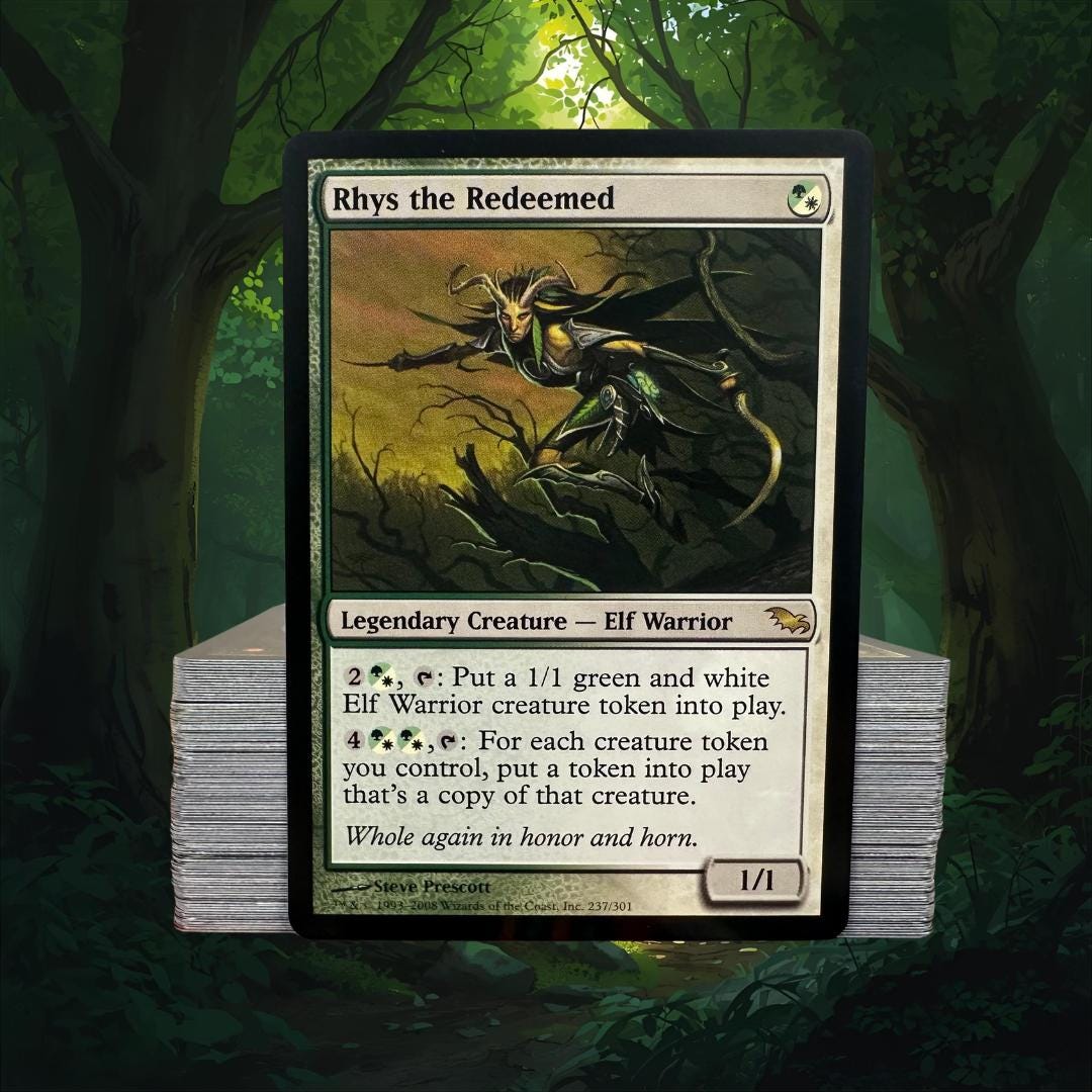 MTG Commander Deck EDH Deck Rhys the Redeemed 100 Magic Cards Custom ...