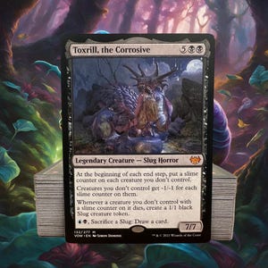 MTG Commander Deck EDH Deck Toxrill, the Corrosive 100 Magic Cards Custom Deck Dimir Control Slugs