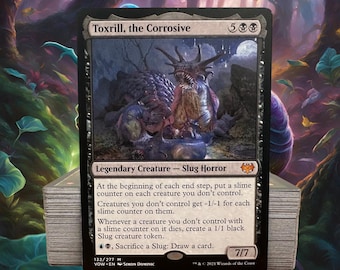 Toxrill, the Corrosive - MTG Proxy Card - Commander Deck, EDH