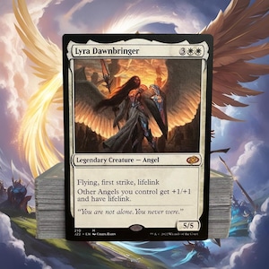 MTG Commander Angel Deck EDH Deck Lyra Dawnbringer 100 Magic Cards Custom Deck Angels Tribal Mono White