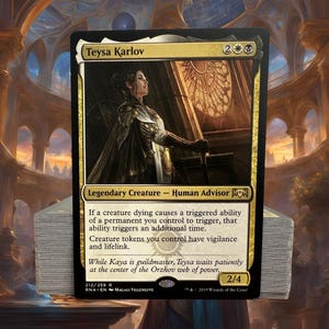MTG Commander Deck EDH Deck Teysa Karlov 100 Magic Cards Custom Deck Sacrifice Aristocrats Orzhov Death