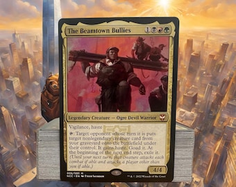 The Beamtown Bullies GAG GIFT REANIMATOR Magic Mtg Custom Commander Deck -  Etsy