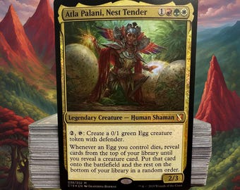 MTG Commander Deck EDH Deck Atla Palani, Nest Tender 100 Magic Cards Custom Deck Dinosaurs Dragons Eldrazi