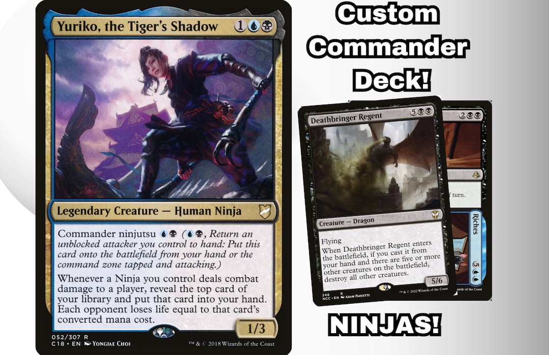 MTG Commander Deck EDH Deck Yuriko, the Tiger's Shadow 100 Magic Cards