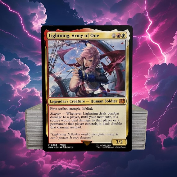 mtg lightning army of one commander deck Ultra Pro if a source would deal damage to that player or a permanent that player controls LIGHTNING, ARMY OF ONE Final