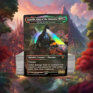Godzilla, King of the Monsters Commander Deck MTG Zilortha, Strength Incarnate Custom Deck Gruul Stompy Beatdown Combat