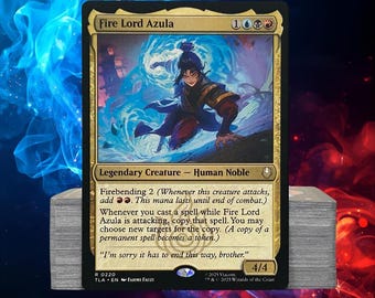 MTG Commander Deck EDH Deck Fire Lord Azula 100 Magic Cards Custom Deck Avatar: The Last Airbender