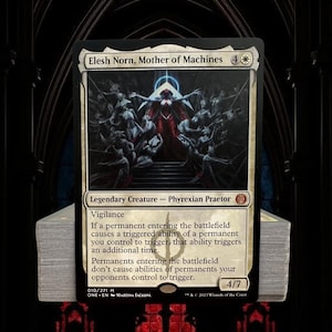 MTG Commander Deck EDH Deck Elesh Norn, Mother of Machines 100 Magic Cards Custom Deck Tokens Flicker Mono White image 1
