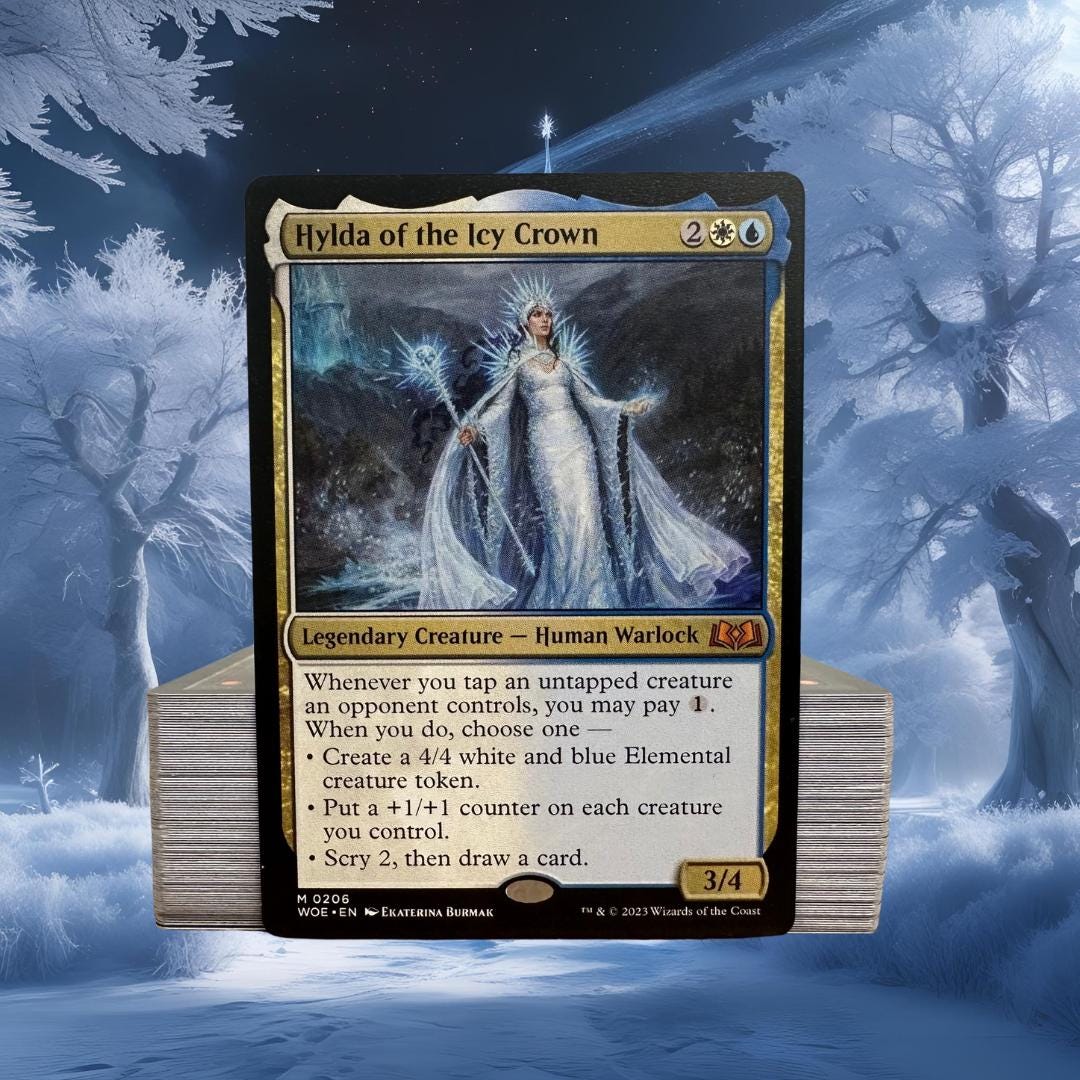 Custom MTG Commander Deck Blue Hylda Of The Icy Crown Commander Deck -  100-Card Custom Magic: The Gathering EDH/Commander Deck, Used Condition Mtg  Angel Deck In Individual Magic: The Gathering Cards