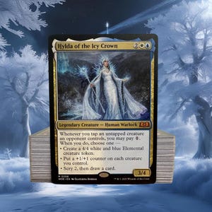 MTG Commander Deck EDH Deck Hylda of the Icy Crown 100 Magic Cards Custom Deck Tapping Azorius Wilds of Eldraine
