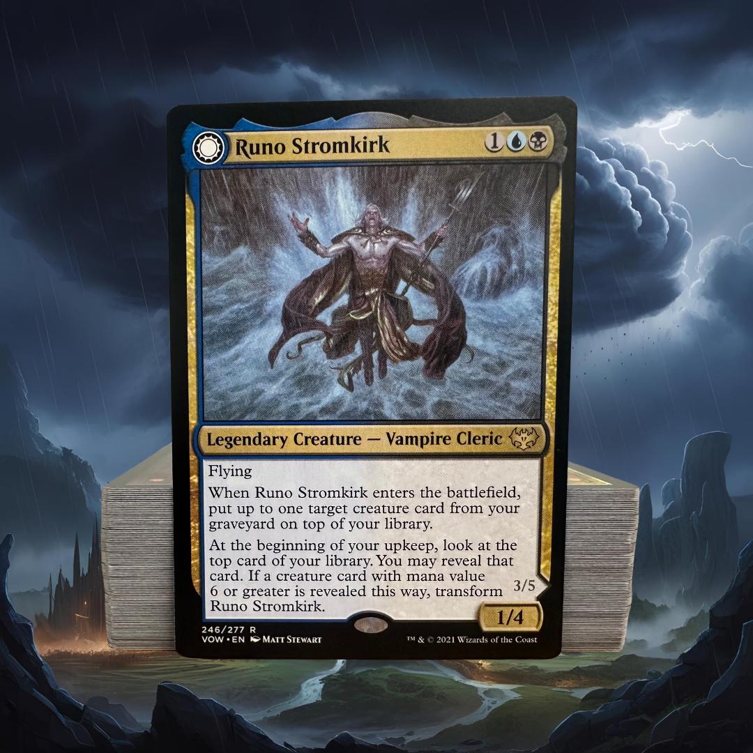 MTG Commander Deck EDH Deck Runo Stromkirk 100 Magic Cards Custom Deck Sea Creatures Dimir
