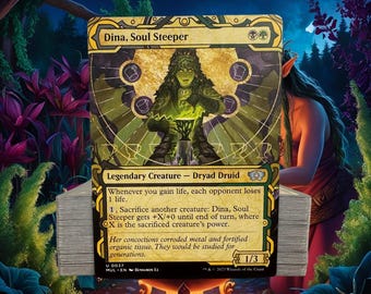 MTG Commander Deck EDH Deck Dina, Soul Steeper 100 Magic Cards Custom Deck Life Gain