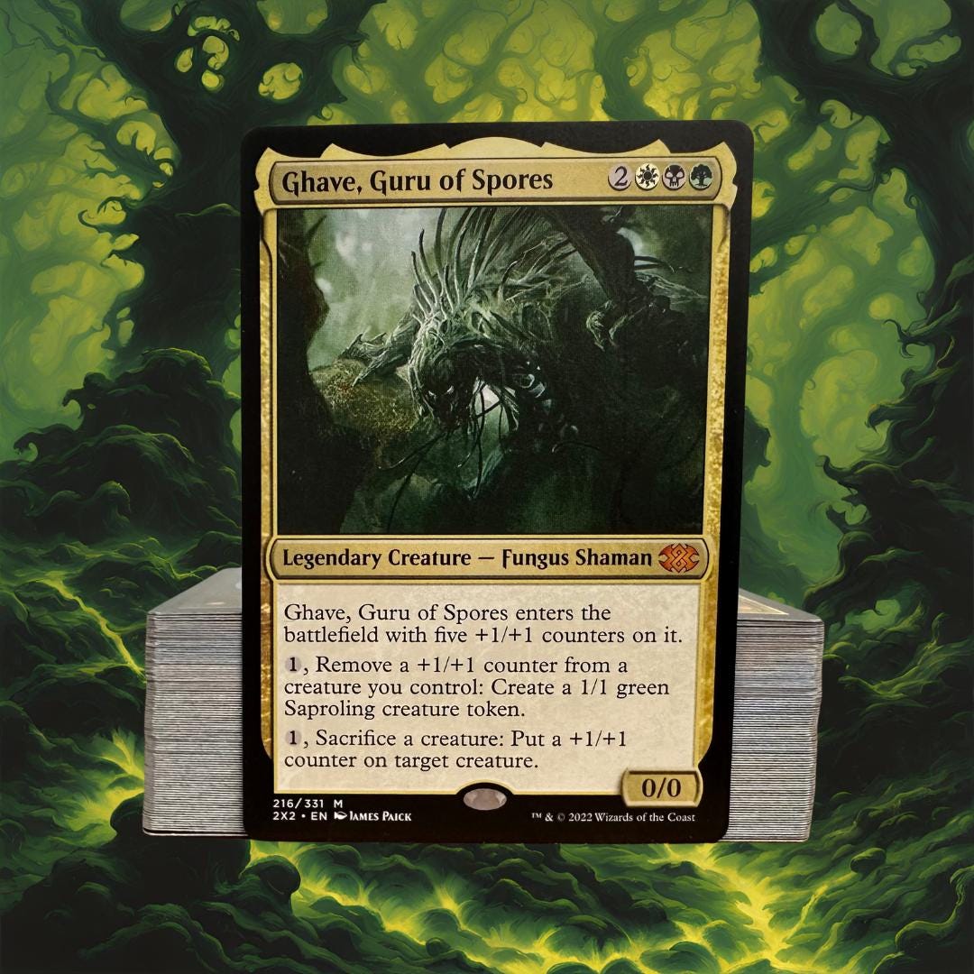 MTG Commander Deck EDH Deck Ghave, Guru of Spores 100 Magic Cards Custom  Deck Tokens Saprolings Counters - Etsy