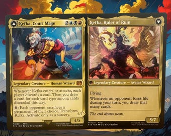 MTG Commander EDH Deck Kefka, Court Mage 100 Magic Cards Custom Deck Grixis Final Fantasy