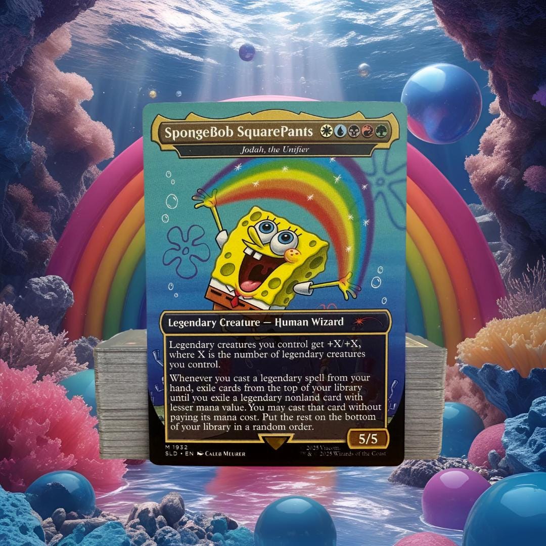 Spongebob Mtg - Etsy