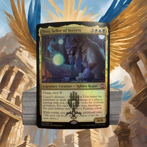 MTG Commander EDH Deck Tivit, Seller of Secrets 100 Cards Custom Deck Voting Clues Flicker Esper