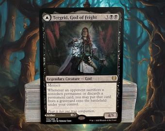 MTG Commander Deck EDH Deck Tergrid, God of Fright 100 Magic Cards Custom Deck Discard Sacrifice Black