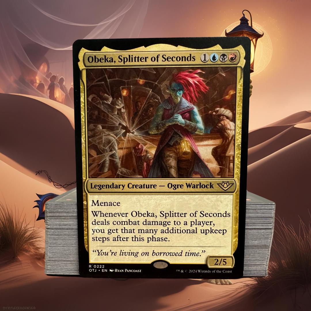 MTG Commander Deck EDH Deck Obeka, Splitter of Seconds 100 Magic Cards  Custom Deck Upkeeps Outlaws of Thunder Junction - Etsy