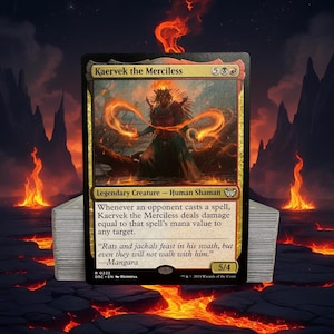 MTG Commander Deck EDH Deck Kaervek the Merciless 100 Magic Cards Custom Deck Damage Rakdos