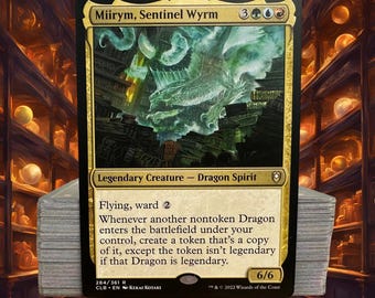 MTG Commander Dragon Deck EDH Deck Miirym, Sentinel Wyrm 100 Magic Cards Custom Deck Dragons Kindred