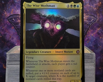 Mazo de comandante MTG Mazo EDH El sabio Mothman 100 cartas de Magic Mazo personalizado Contadores de descarte