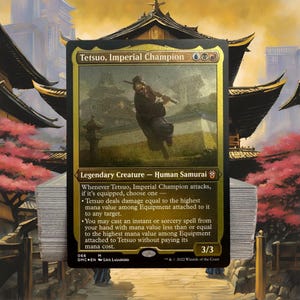 MTG Commander Deck EDH Deck Tetsuo, Imperial Champion 100 Magic Cards Custom Deck Equipment Grixis