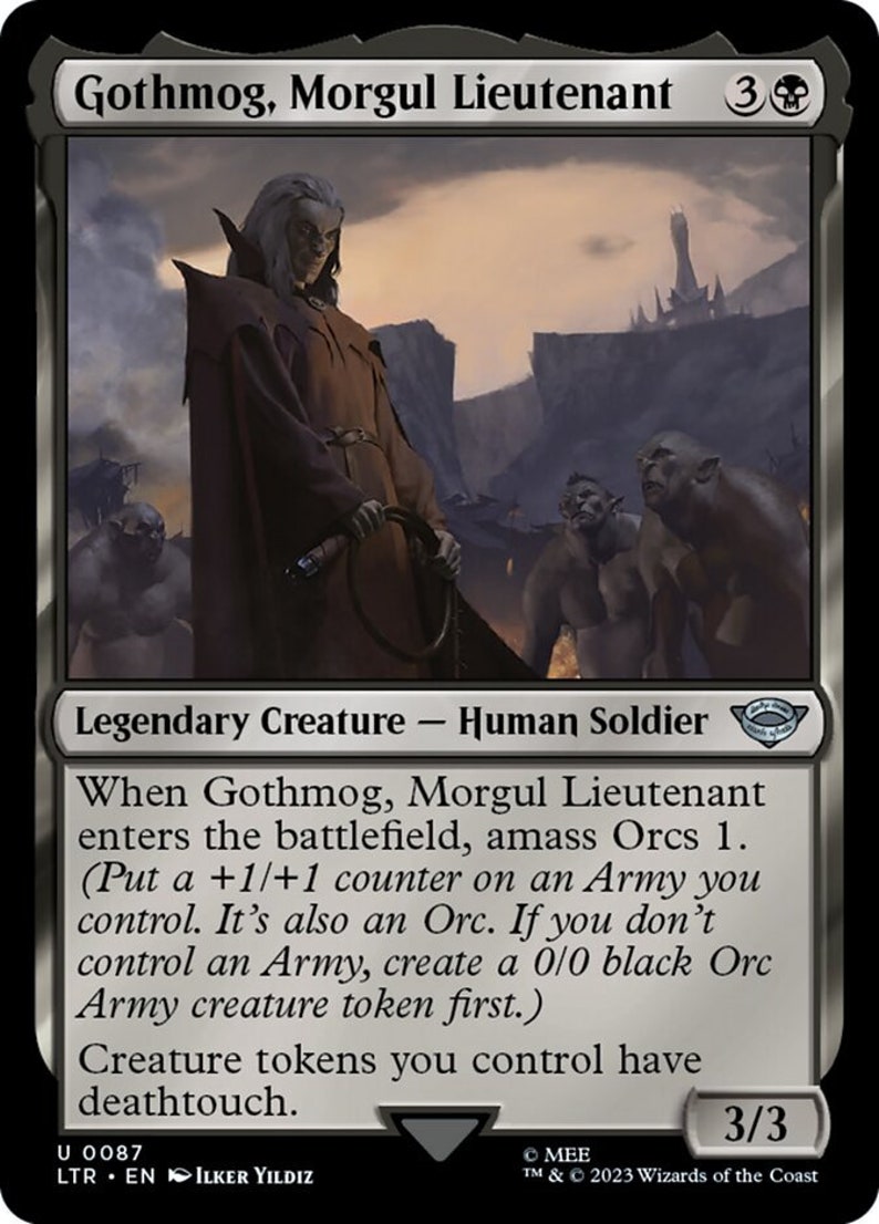 MTG Commander Deck EDH Deck Sauron the Dark Lord 100 Magic Etsy