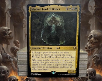 mtg myrkul commander deck MTG Commander Deck EDH Deck Myrkul, Lord of Bones 100 Magic Cards Custom  Deck Enchantments Abzan
