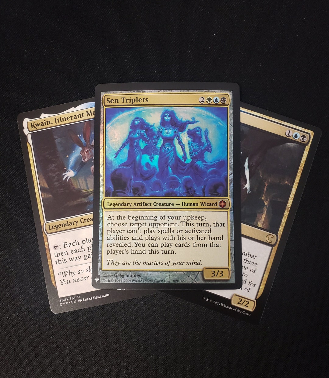 MTG Commander Deck EDH Deck Sen Triplets 100 Magic Cards Custom Deck
