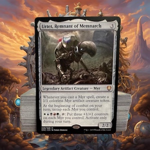 MTG Commander Deck EDH Deck Urtet, Remnant of Memnarch 100 Magic Cards Custom Deck Myr Tribal Artifacts