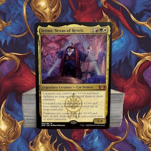 MTG Commander Deck EDH Deck Jetmir, Nexus of Revels 100 Magic Cards Custom Deck Tokens Streets of New Capenna
