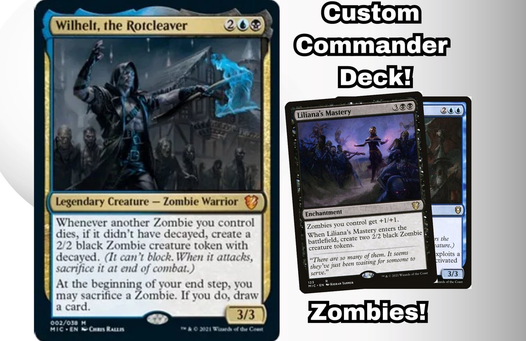 MTG Commander Deck EDH Deck Wilhelt, the Rotcleaver 100 Magic Cards