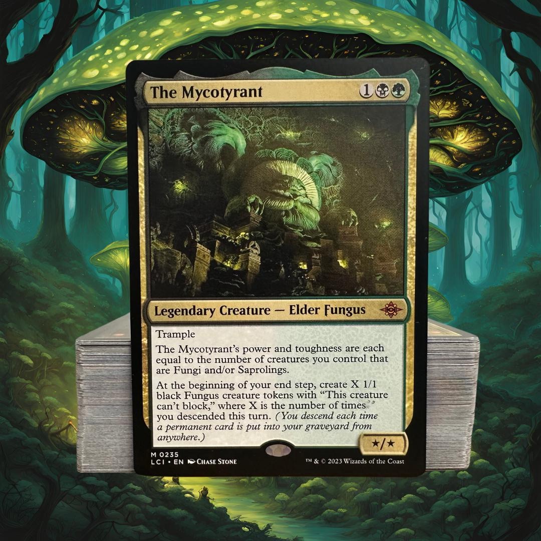 mtg mushroom commander deck EDH Deck the Mycotyrant 100 Magic Cards Custom Deck Fungus Graveyard Descend the Lost Caverns of Ixalan Custom Commander Deck*** Thelon of