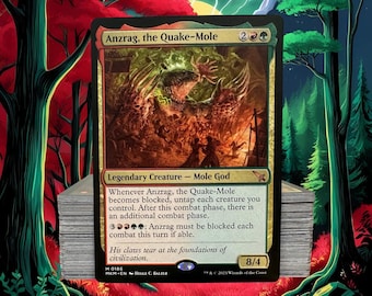 MTG Commander Deck EDH Deck Anzrag, the Quake-Mole 100 Magic Cards Custom Deck Moletiple Combat Steps Murders at Karlov Manor