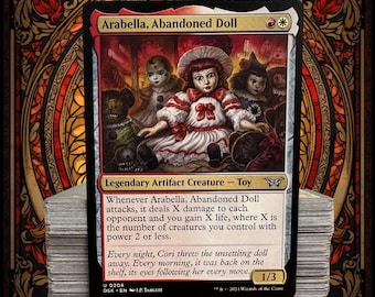 MTG Arabella Abandoned Doll Foil W/ Borders Regular Signed #24 No