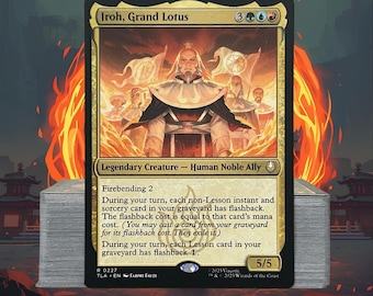 MTG Commander EDH Deck Iroh, Grand Lotus 100 Cards Custom Deck Avatar: The Last Airbender Lessons
