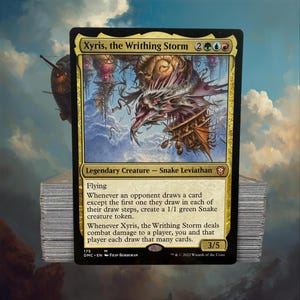 MTG Commander Deck EDH Deck Xyris, the Writhing Storm 100 Magic Cards Custom Deck Card Draw Snakes