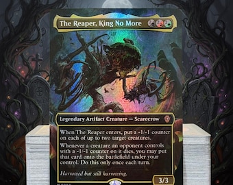 Mazo de Commander de MTG, mazo EDH, The Reaper, King No More, 100 cartas mágicas, mazo personalizado