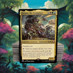 MTG Commander Deck EDH Deck Zaxara, the Exemplary 100 Magic Cards Custom Deck X Effects Hydras