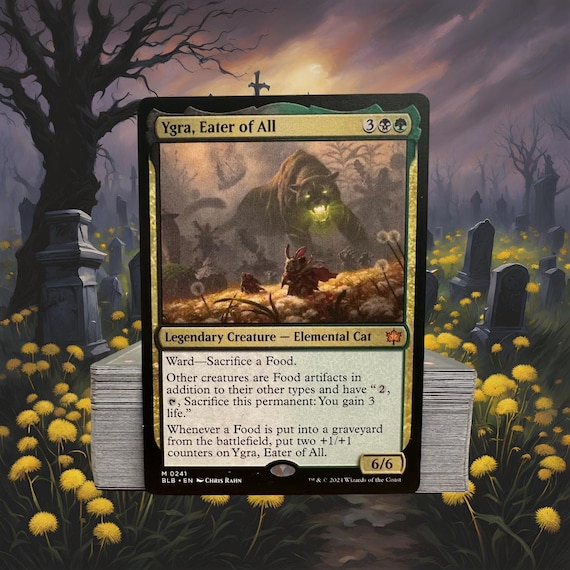 MTG Commander Deck EDH Deck Commander Ygra, Eater of All 100 Magic Cards Custom Deck Bloomburrow Food - Etsy MTG Commander Deck EDH Deck Commander Ygra, Eater of All 100 Magic Cards Custom Deck Bloomburrow Food - Etsy