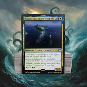 MTG Commander Deck EDH Deck Arixmethes, Slumbering Isle 100 Magic Cards Custom Deck Simic Powerful Kraken