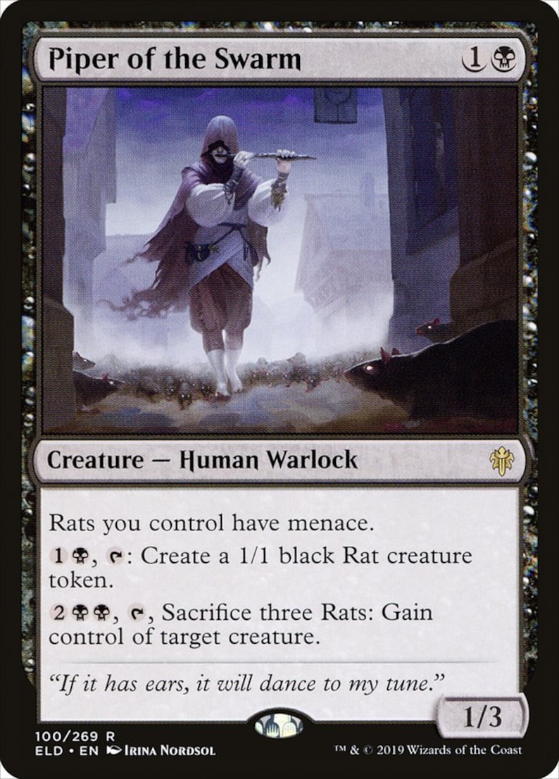 MTG Commander Rat Deck EDH Deck Karumonix the Rat King 100 Etsy
