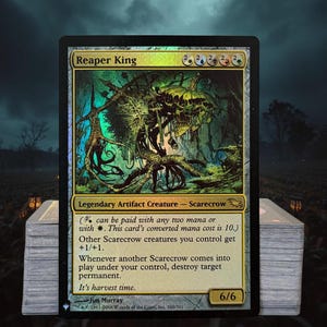 reaper king mtg commander deck Reaper King Scarecrow Tribal Five-Color Magic MTG Commander Deck