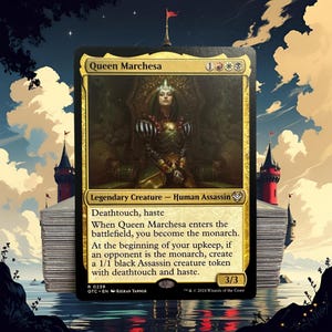 MTG Commander Deck EDH Deck Queen Marchesa 100 Magic Cards Custom Deck The Monarch