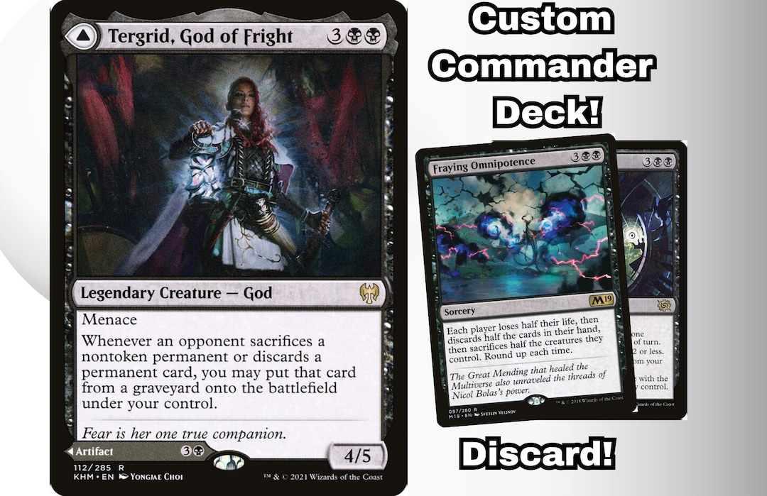 MTG Commander Deck EDH Deck Tergrid, God of Fright 100 Magic Cards