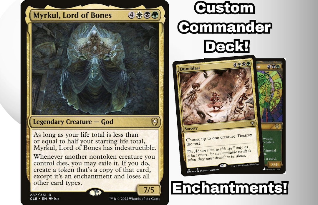 MTG Commander Deck EDH Deck Myrkul, Lord of Bones 100 Magic Cards