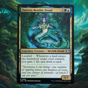 MTG Commander Deck EDH Deck Aesi, Tyrant of Gyre Strait 100 Magic Cards Custom Deck Lands Landfall Simic image 5