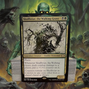 MTG Commander Deck EDH Deck Skullbriar, the Walking Grave 100 Magic Cards Custom Deck Counters Golgari
